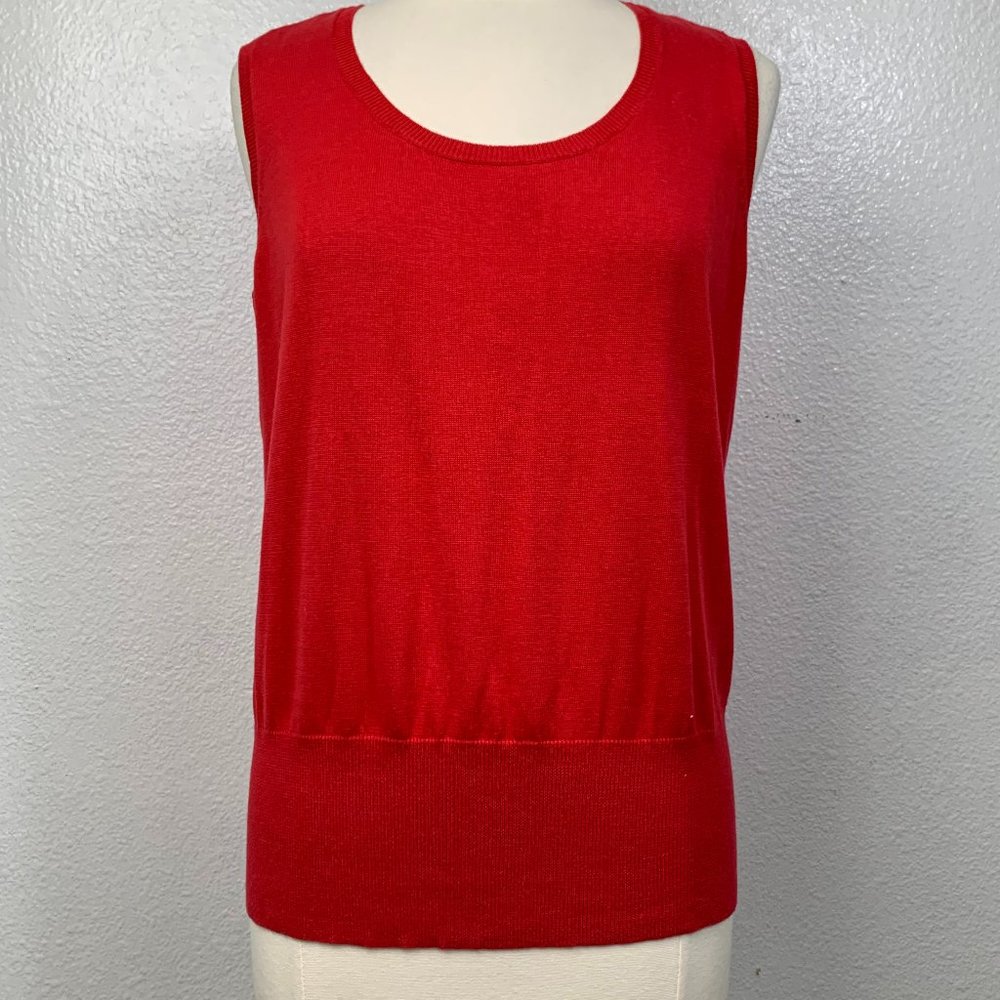 Lane Bryant Women Red Sweater Vest